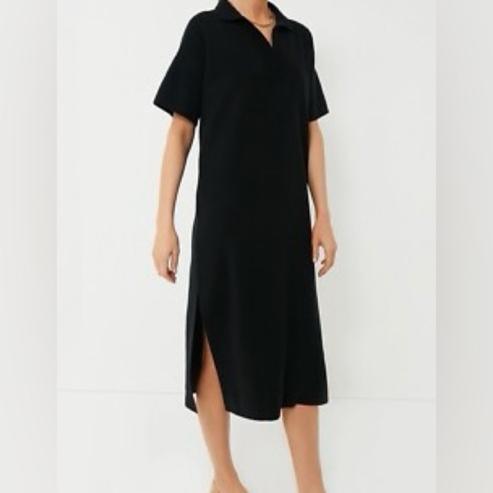 Tuckernuck Channing Polo Dress Womens Size XS Midi Oversized Mature Minimalist